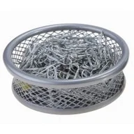 Przyborniki na biurko - Net Kubek na spinacze okrągły mały - miniaturka - grafika 1