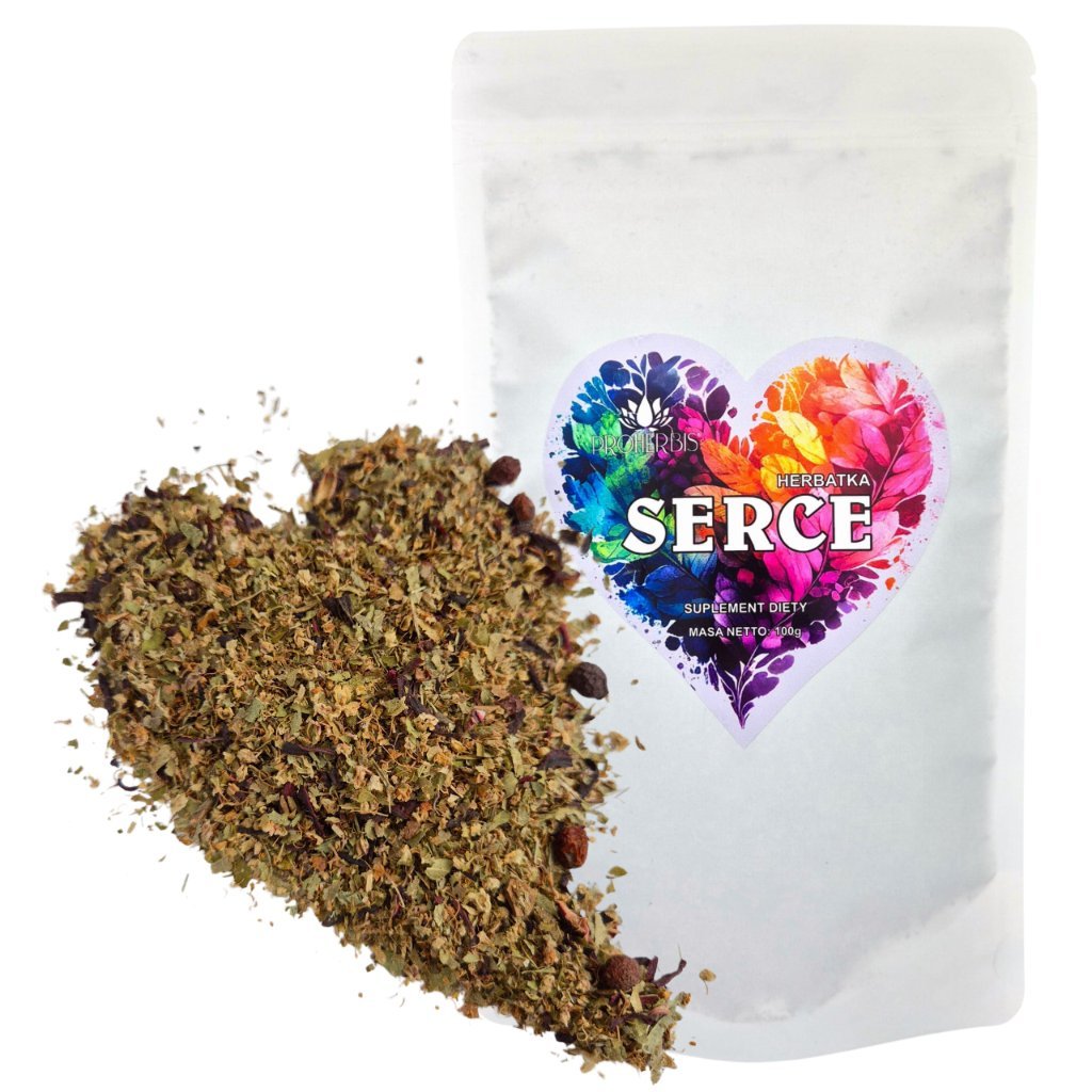 Herbatka ziołowa SERCE 100g – głóg, hibiskus, kasztanowiec, borówka