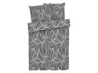 Pościel - LIVARNO home Pościel dwustronna z mikrowłókna satynowego, 220 x 200 cm (Liście) - miniaturka - grafika 1