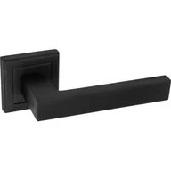 Klamki - Klamka AMB CUBUS kwadratowy szyld czarny mat - miniaturka - grafika 1