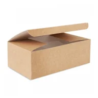 Pojemniki kuchenne - Opakowania Pudełko Papierowe BOX Nuggets Przekąski Kurczak 16x10x6cm, 100 sztuk - miniaturka - grafika 1