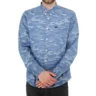 Koszule męskie - Lee Button Down Shirt Camo Blue Moro L880Waqr-M - miniaturka - grafika 1