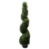 Sztuczne drzewka - Leaf Chronione sztuczne drzewo topiary, 120 cm UV Bukszpan Twist - miniaturka - grafika 1