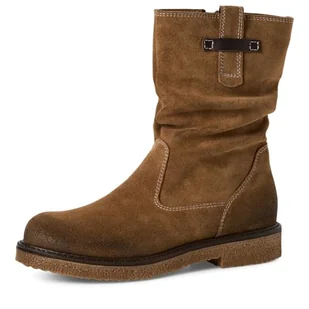 Tamaris Damskie sztyblety Boot Flat 1-25810-45, brązowe, 42 EU, brązowy, 42 EU - Botki damskie - miniaturka - grafika 1