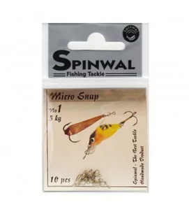 Agrafka Spinwal Micro Snap No.1, 5kg - Inne akcesoria dla wędkarzy - miniaturka - grafika 1