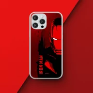 Etui i futerały do telefonów - Etui Iron Man 004 Marvel Nadruk pełny Czerwony Producent: Xiaomi, Model: REDMI 10C - miniaturka - grafika 1