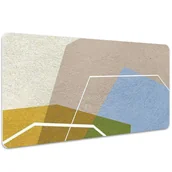 Podkładki na biurko - Mata ochronna na blat Figury geometryczne 100x50 cm, Dywanomat - miniaturka - grafika 1