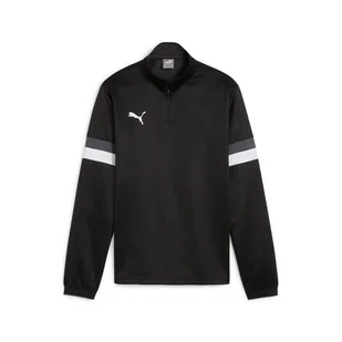 Dziecięca Bluza PUMA TEAMRISE 1/4 ZIP TOP JR 65865803 – Czarny - Bluzy dla chłopców - miniaturka - grafika 1