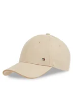 Czapki i chusty sportowe męskie - Tommy Hilfiger Czapka z daszkiem Th Corp Flannel 6 Panel Cap AM0AM13164 Beżowy - miniaturka - grafika 1