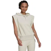 Bluzki damskie - Koszulka damska Adidas SL S-less bawełniana z kapturem-L - miniaturka - grafika 1