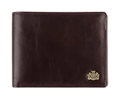 Portfele - Portfel WITTCHEN ze skóry bydlęcej | Kolekcja: Arizona | wykonane z wysokiej jakości materiałów | elegancki i klasyczny | Brązowy | 13x10,5 cm - miniaturka - grafika 1