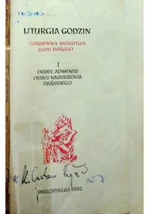 Liturgia godzin Codzienna modlitwa Ludu Bożego - Religia i religioznawstwo - miniaturka - grafika 1