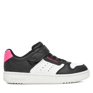 Sneakersy Skechers Quick Street-Style Stride 310241L/BKWP Czarny - Buty dla dziewczynek - miniaturka - grafika 1