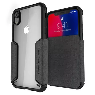 GHOSTEK Etui Exec 3 do Apple iPhone Xr (kolor szary) (GH_GHOCAS1068) - Etui i futerały do telefonów - miniaturka - grafika 1