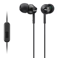 Słuchawki - Sony MDR-EX110AP czarne - miniaturka - grafika 1
