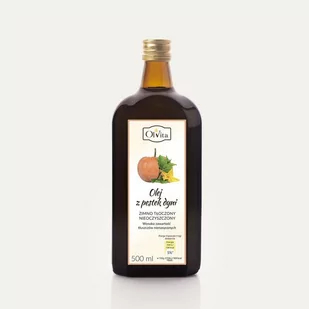 Olvita Olej z pestek dyni zimno tłoczony 500ml - Zdrowa żywność - miniaturka - grafika 1