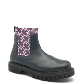 Sztyblety męskie - Tommy Hilfiger Skórzane sztyblety - miniaturka - grafika 1