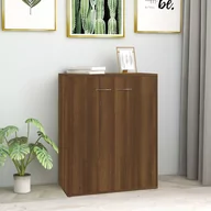 Szafki do salonu - Lumarko Szafka, brązowy dąb, 60x30x75 cm, materiał drewnopochodny - miniaturka - grafika 1