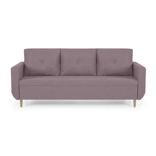 Kanapa sofa 3 os z funkcją spania DORO różowa - Sofy i kanapy - miniaturka - grafika 1