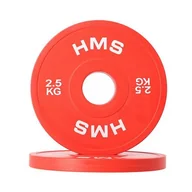 Pozostały sprzęt i akcesoria do ćwiczeń - Talerze olimpijskie FRACTIONAL 2 x 2,5kg CBRS25 HMS - miniaturka - grafika 1