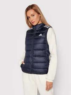 adidas Bezrękawnik Essentials Down Vest GT9137 Granatowy Regular Fit - Kamizelki damskie - miniaturka - grafika 1