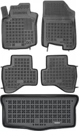 Dywaniki samochodowe - Toyota Aygo I Hatchback od 2005-2014r. Bagażnik REZAW 231724 + Dywaniki REZAW 201211 - miniaturka - grafika 1