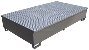 Wanna Wychwytowa - 1000 L. - Na 2 Pojemniki Ibc Cynk 130 Cm X 230 Cm 43 Cm Powyżej 500 L. 2 Pojemniki Ibc Stal Ocynkowna Nie - Pozostałe wyposażenie warsztatu - miniaturka - grafika 1