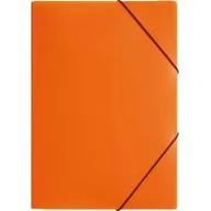 Teczki i skoroszyty - Pagna Teczka z gumką A3 pomarańczowa PP P2163809 P2163809 - miniaturka - grafika 1