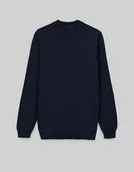 Swetry męskie - Sweter męski grottole półgolf granatowy - miniaturka - grafika 1