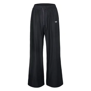 Damskie Spodnie ROXY RISE & VIBE RIB WIDE LEG PANTS ERJNP03556-KVJ0 – Czarny - Spodnie damskie - miniaturka - grafika 1