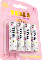 Baterie i akcesoria - Tesla TESLA bateria alkaliczna R6 AA TOYS+ GIRL [4x120] 4 szt - miniaturka - grafika 1