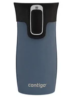 Kubki termiczne - Kubek termiczny Contigo West Loop Mini 300ml - niebieski metalik - miniaturka - grafika 1