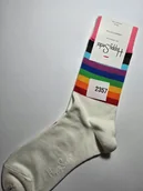 Skarpetki męskie - Kolorowe skarpety Happy Socks unisex rozmiar 36-40 (2357) - miniaturka - grafika 1