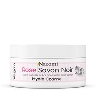 Mydła - Nacomi Mydło Czarne Savon Noir z Wodą Różaną 125g - miniaturka - grafika 1