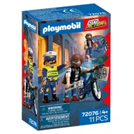 Klocki - Playmobil City Action Kradzież roweru 72076 - miniaturka - grafika 1