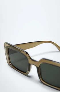 Okulary przeciwsłoneczne - Mango okulary przeciwsłoneczne Clara damskie kolor brązowy - grafika 1