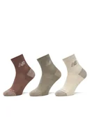 Skarpetki damskie - New Balance Zestaw 3 par wysokich skarpet unisex Active Cushion Quarter Socks LAS35204AS Kolorowy - miniaturka - grafika 1