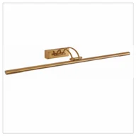 Lampy ścienne - Kinkiet LED do oświetlania obrazów i luster, ciepłe światło 16 W, antyczny brąz, przegubowy. 90 cm - miniaturka - grafika 1