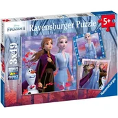 Puzzle - Ravensburger Puzzle 3x49 Frozen 2 - miniaturka - grafika 1