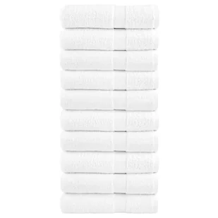 vidaXL Ręczniki premium SOLUND, 10 szt., białe, 70x140 cm, 600 g/cm² - Ręczniki - miniaturka - grafika 1