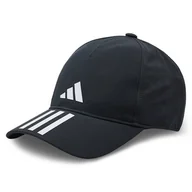 Czapki męskie - Czapka z daszkiem adidas 3-Stripes AEROREADY Running Training Baseball Cap IC6520 Czarny - miniaturka - grafika 1