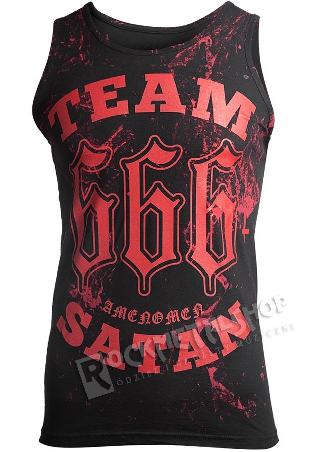 koszulka na ramiączkach AMENOMEN - TEAM SATAN (OMEN082KR ALLPRINT RED)-M