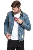 Kurtki męskie - Levi'S, Kurtka męska, Trucket Jeans Hulahula 723340278, rozmiar XXL - miniaturka - grafika 1