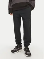 Spodnie sportowe męskie - Jack&Jones Spodnie dresowe Gordon 12258477 Czarny Regular Fit - miniaturka - grafika 1