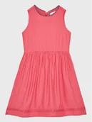Sukienki i spódniczki dla dziewczynek - Tommy Hilfiger Sukienka codzienna Ceremonial KG0KG07020 M Różowy Regular Fit - miniaturka - grafika 1