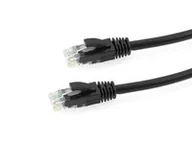 Patchcordy - MicroConnect RJ-45/RJ-45 kat.6 U/UTP Czarny 1.5m UTP6015SBOOTED - miniaturka - grafika 1