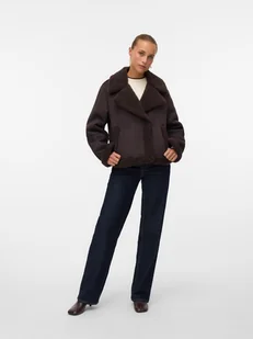 Vero Moda Kurtka przejściowa w kolorze ciemnobrązowym - Kurtki damskie - miniaturka - grafika 1