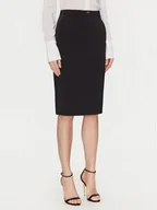 Spódnice - Elisabetta Franchi Spódnica ołówkowa GO-099-51E2-V260 Czarny Regular Fit - miniaturka - grafika 1