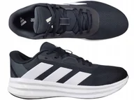Buty sportowe męskie - Buty męskie adidas Galaxy 7 Czarne do biegania ID8760 44 - miniaturka - grafika 1