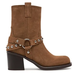 Botki Aldo Albai 13848387 Brązowy - Botki damskie - miniaturka - grafika 1